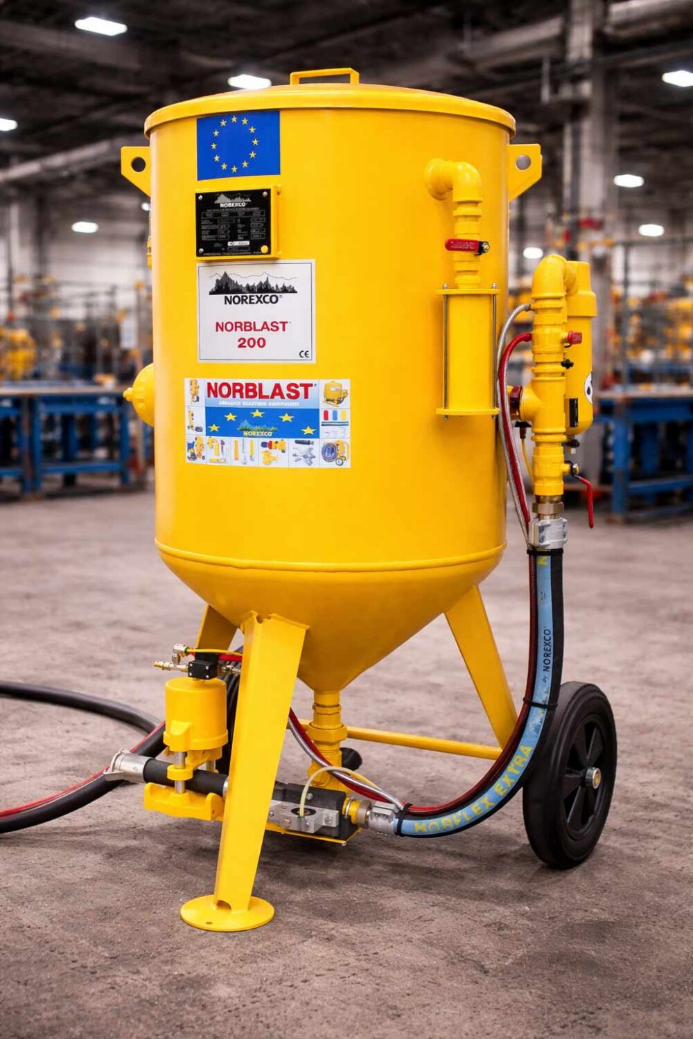 Sableuse sous pression permanente