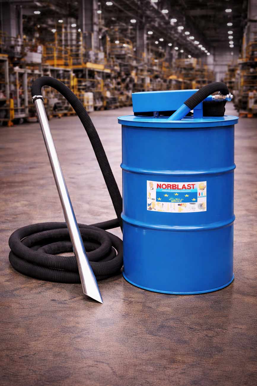 Système d'aspiration industriel pneumatique