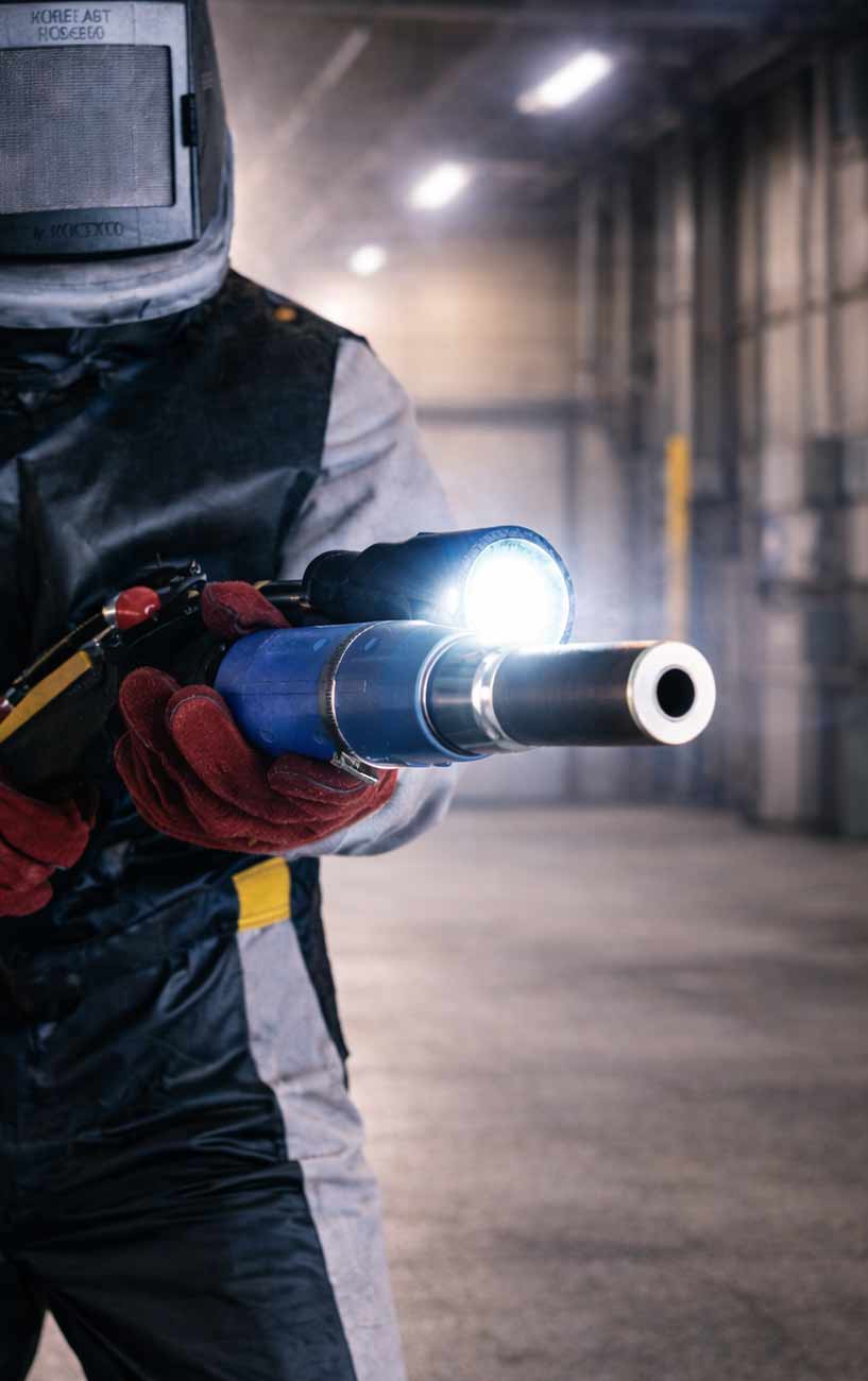 Lampe pour tuyaux à raccordement filaire