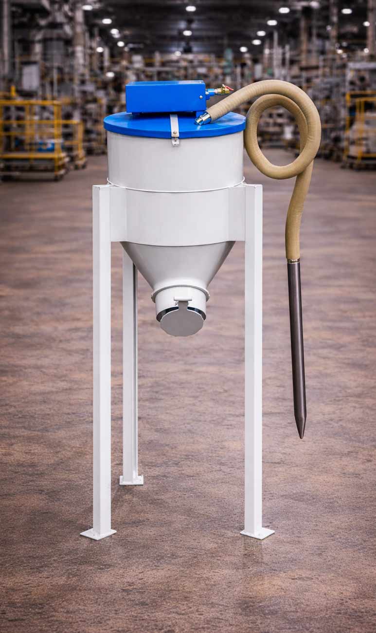 Unité d'aspiration industriel pneumatique renforcée