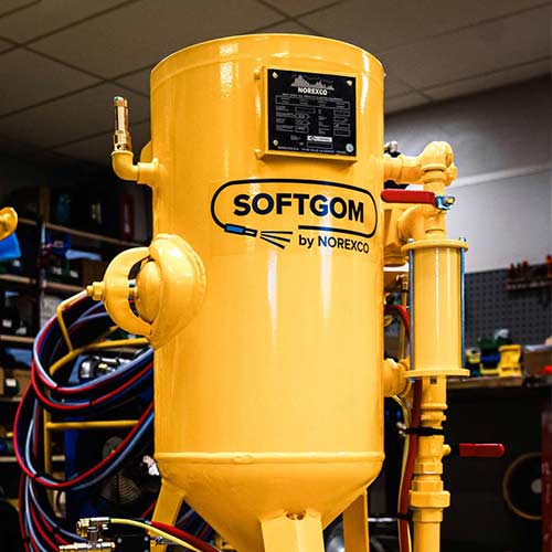 Machine softgom innovation NOREXCO NORBLAST